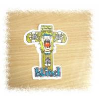 Blind PIMP STICKER - DESIGN 1