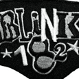 Blink 182 Black Logo Patch