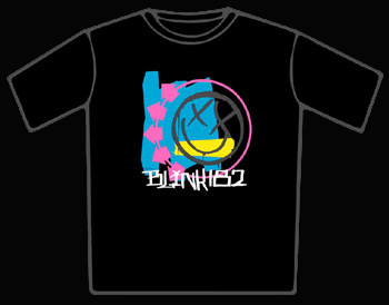 Blink 182 Smiley Black T-Shirt