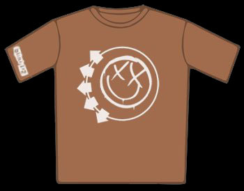 Smiley Brown T-Shirt