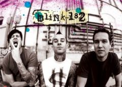 Blink 182 Splatter Poster