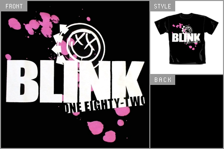 Blink 182 (Splatter) T-shirt cid_1125TSBP