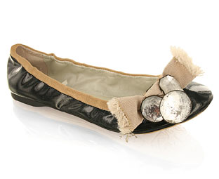 Blink Jewelled Trim Ballerina