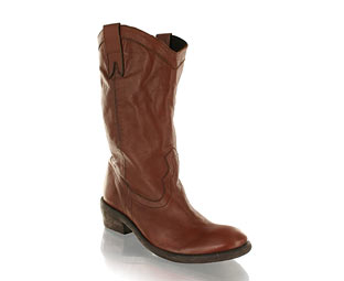Leather Western Boot