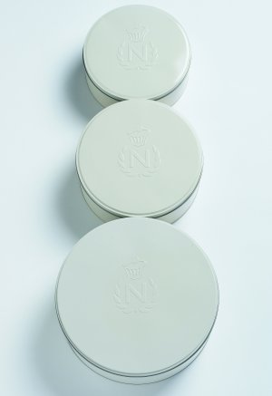 Bliss Set of 3 biscuit and cake tins - Cream
