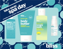 bliss TAKE-AWAY DAY SPA GIFT SET (4 PRODUCTS)