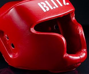Blitz Pro Boxing Full Face Head Guard - Black, Large