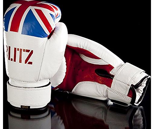 Blitz Sports Kids Leather Boxing Gloves - UK