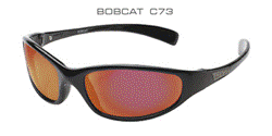Bloc BOBCAT- BLACK FRAMES RED LENS