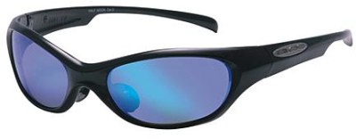 Half Moon Shiny Black with Blue