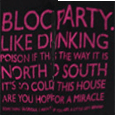 Bloc Party Fuchia Text (Girls) Hoodie