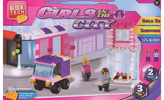 Block Tech - Girls In The City Building Set