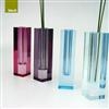 Block Vase: 50mm (d) x 50mm (w) x 195mm (h) - Violet