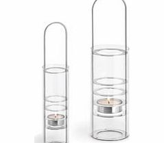 Blomus Lumbra Clear Glass Lantern Lantern H: 33cm