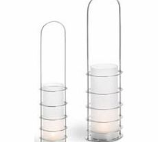 Blomus Lumbra Satinized Glass Lantern Lantern H: 36.5cm