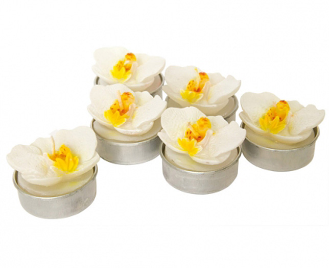 Bloom Orchid Tealight Candles