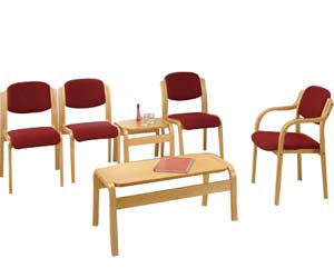 Bloom wood framed chair