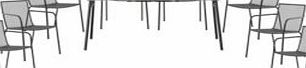 Blooma Adelaide Metal 8 Seater Dining Set