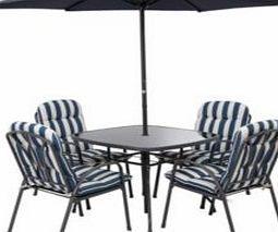 Blooma Colorado Metal 4 Seater Dining Set