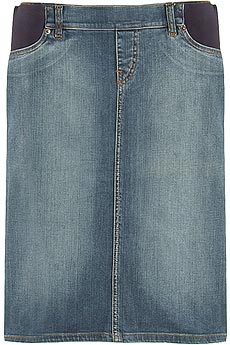 Blossom Calista denim maternity skirt