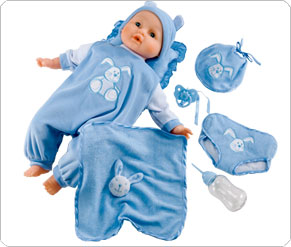 Blossom Farm Baby Max White Doll