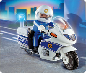 Blossom Farm Playmobil Police Motorbike