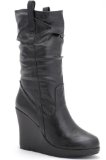 Blowfish EyeCatchShoes - Womens Platform Wedge Boot Black Size 8