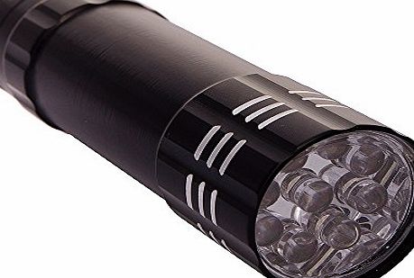 Blue Banana 9 LED Torch 8.5cm (Black)