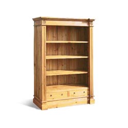 Blue Star - Vintage Pine Large President Bookcase