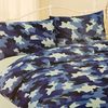 Blue Camouflage Single Duvet Cover