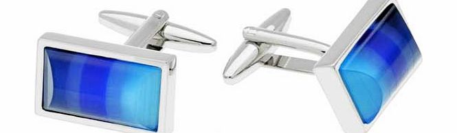 Blue Combination Cats Eye Cufflinks