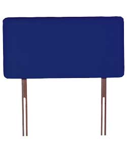 Blue Cotton Single Headboard