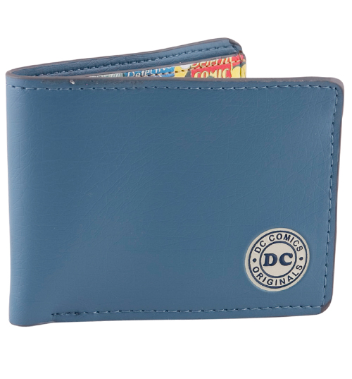 Blue DC Collage Wallet