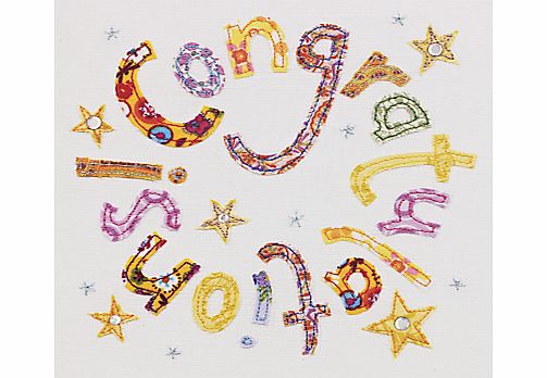 Blue Eyed Sun Congratulations Greeting Card