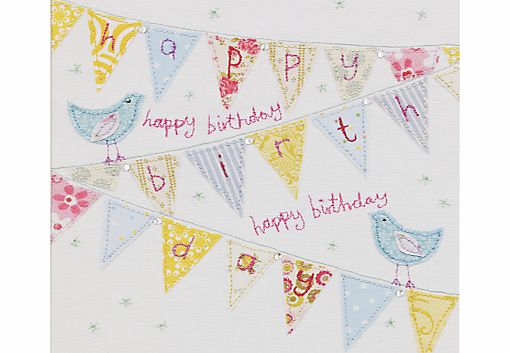 Blue Eyed Sun Vintage Birthday Bunting Birthday