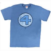 Blue Fantastic Four Logo T-Shirt