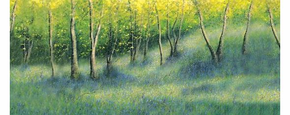Blue Wood - Fine Art Landscape Blank or General, Occasional, Birthday Greeting Card. Bluebell Woods
