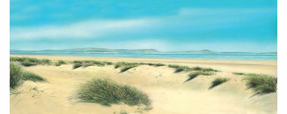 Blue Frog Windswept Dunes - Fine Art Landscape Blank or General, Occasional, Birthday Greeting Card. Seascape