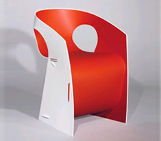 Blue Marmalde I B Pop Chair