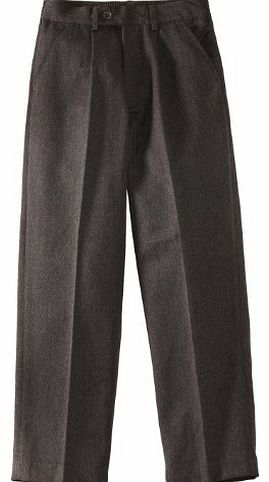Blue Max Banner Boys Putney Pleated with Fly School Trousers, Grey, W28/L29 (Manufacturer Size: 12-13 Years)