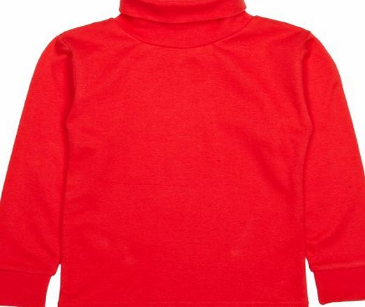 Blue Max Banner Unisex Derwent Roll Neck School Pullover, Red, 9-10 Years (Manufacturer Size: 30`` Chest)