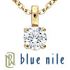 Blue Nile 18k Gold Four-Claw Diamond Pendant (1/2 ct. tw.)