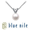 Blue Nile 18k White Gold Akoya Cultured Pearl Pendant