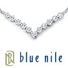 Blue Nile 18k White Gold Diamond Necklace (1 ct. tw.)