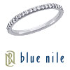 Blue Nile 18k White Gold Pave Diamond Eternity Ring