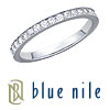 Blue Nile 18K White Gold Pave-Set Diamond Ring