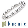 Blue Nile Beaded Bracelet in Sterling Silver (8mm)