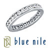 Blue Nile Channel-Set Diamond Eternity Ring in Platinum