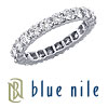 Blue Nile Diamond Eternity Ring in Platinum