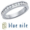 Blue Nile Diamond Ring: 18k White Gold Diamond Ring